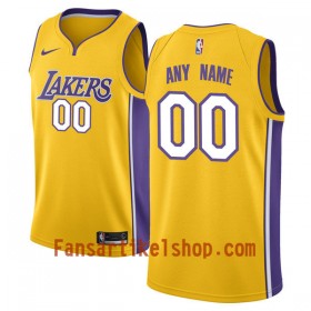 NBA Los Angeles Lakers Trikot Benutzerdefinierte Nike 2017-18 Gold Swingman - Herren